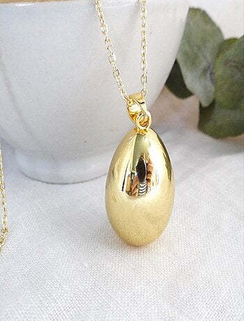 Bola grossesse goutte argent Chaîne simple