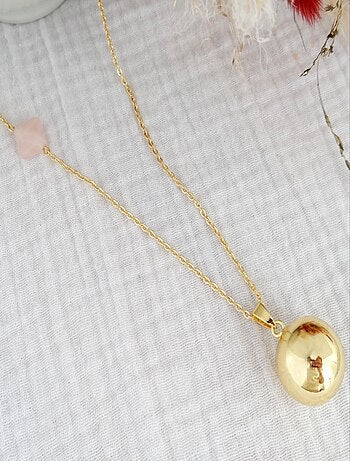 Bola Or Trefle Gemme Quartz Rose