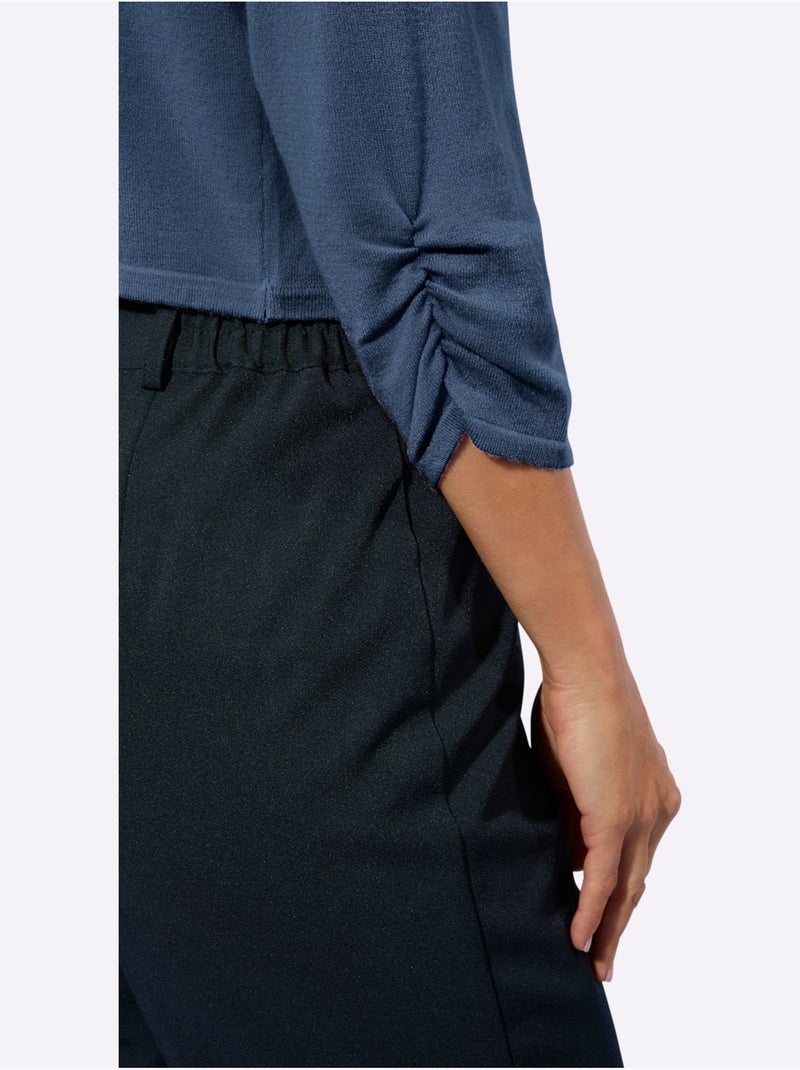 Boléro 50% Viscose (ecovero) - Taille Standard - Witt Bleu foncé - Kiabi