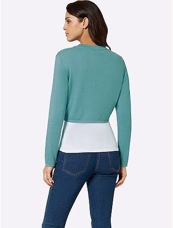 Boléro court en coton et manches longues sans fermeture pour robe - Taille standard - Witt
