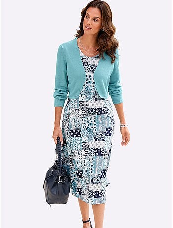 Boléro court en coton et manches longues sans fermeture pour robe - Taille standard - Witt