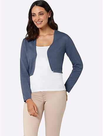 Boléro court en coton et manches longues sans fermeture pour robe - taille standard - witt
