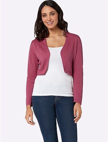 Boléro court en coton et manches longues sans fermeture pour robe - taille standard - witt