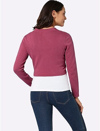 Boléro court en coton et manches longues sans fermeture pour robe - taille standard - witt