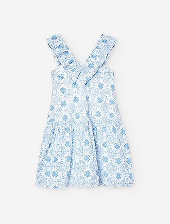 Boléro en Maille Ajourée avec Manches Kimono Cérémonie