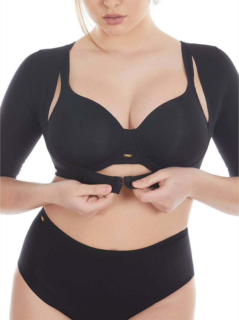 Boléro modelant pour bras Curves Noir - Kiabi