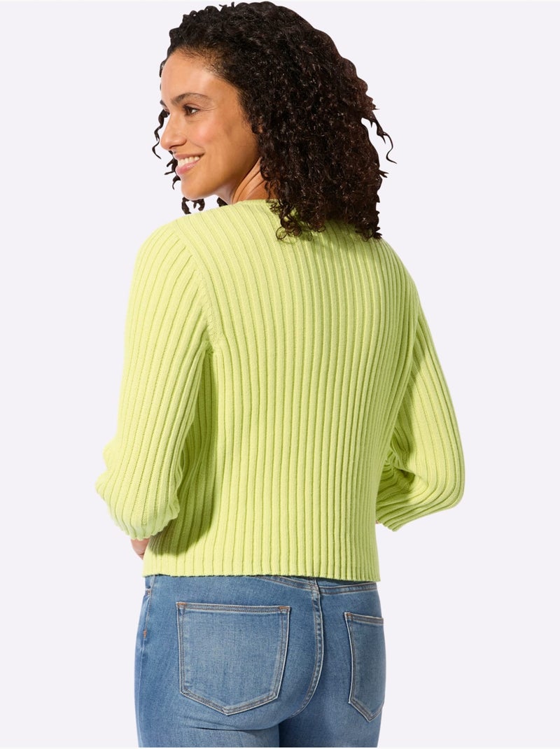 Boléro Pur Coton - Taille Standard - Witt Vert pistache - Kiabi