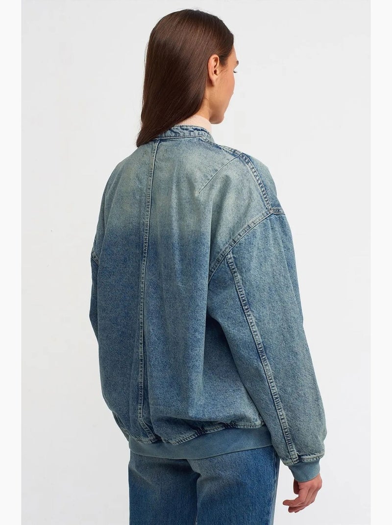 Bomber ample dilvin Bleu saphir - Kiabi