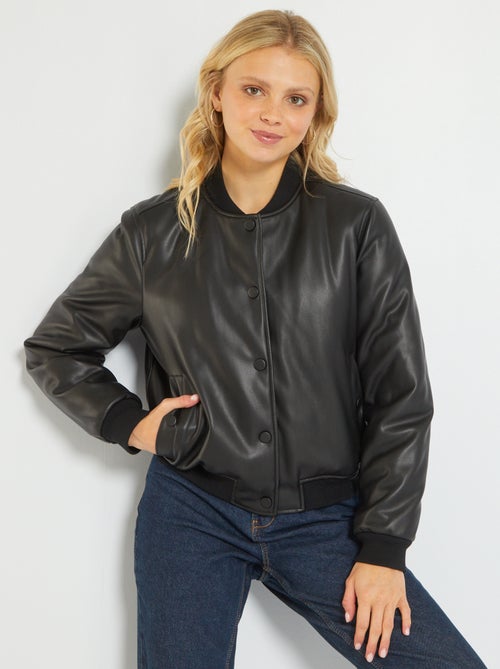 Bomber boutonné - Kiabi
