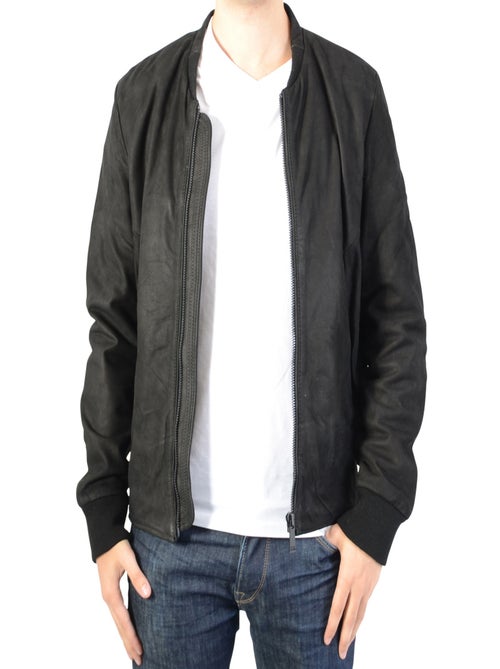 Bomber en Cuir Homme Redskins Pulp Punch Black - Kiabi