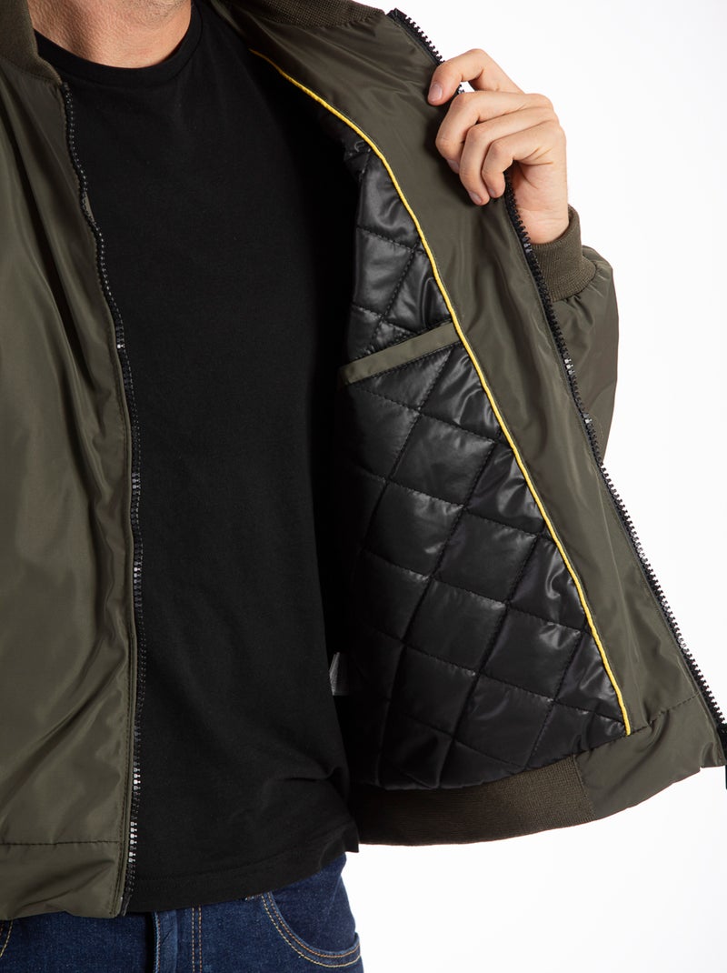 Bomber en tissu résistant MEMPHIS 'Rica Lewis' Vert - Kiabi