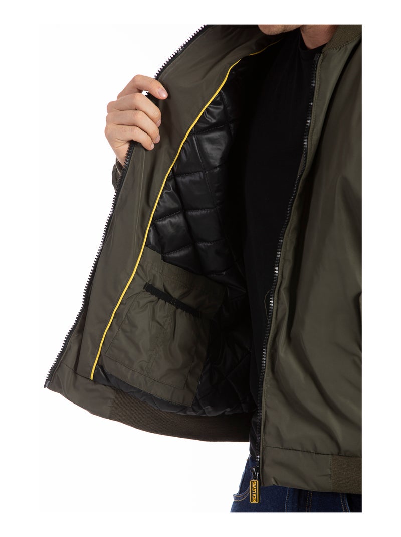 Bomber en tissu résistant MEMPHIS 'Rica Lewis' Vert - Kiabi