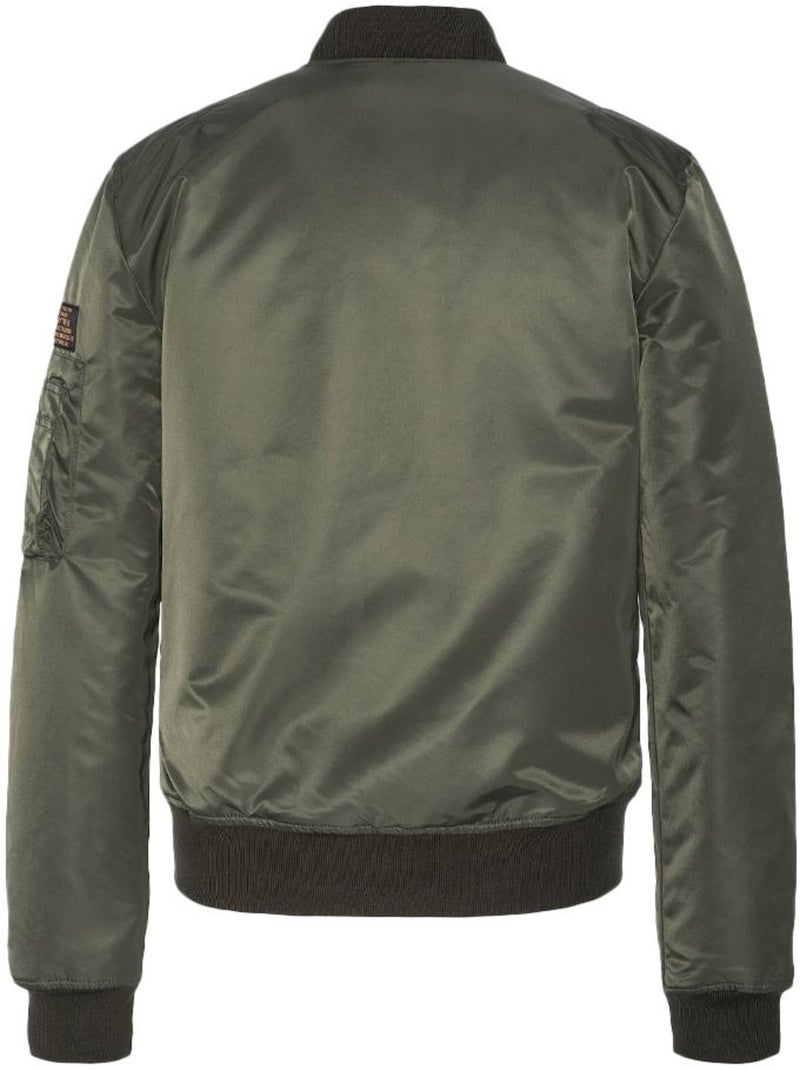 Bomber Femme Schott Femme Vert kaki clair - Kiabi
