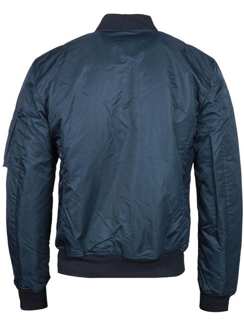 Bomber homme schott Bleu marine - Kiabi