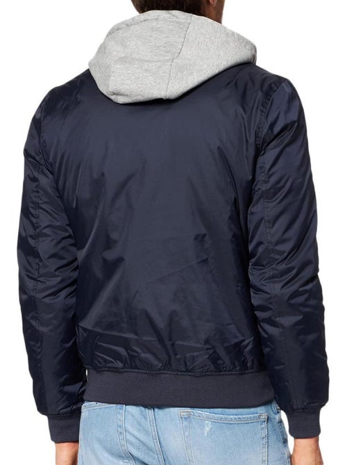 Bomber Homme Schott Bombers Capuche Amovible En Jersey Schott - Kiabi Bomber Homme Schott Bombers Capuche Amovible En Jersey Schott - Kiabi
