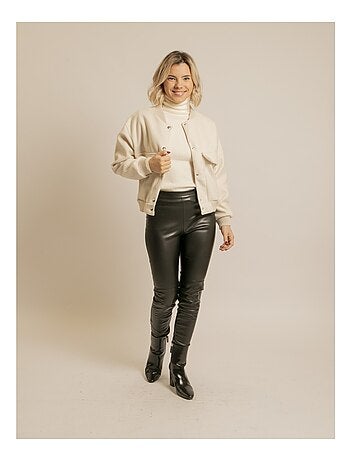 Bombers effet laine ULIVIA