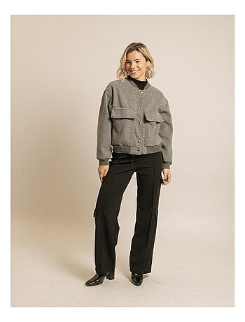 Bombers effet laine ULIVIA