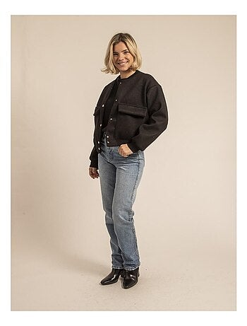 Bombers effet laine ULIVIA