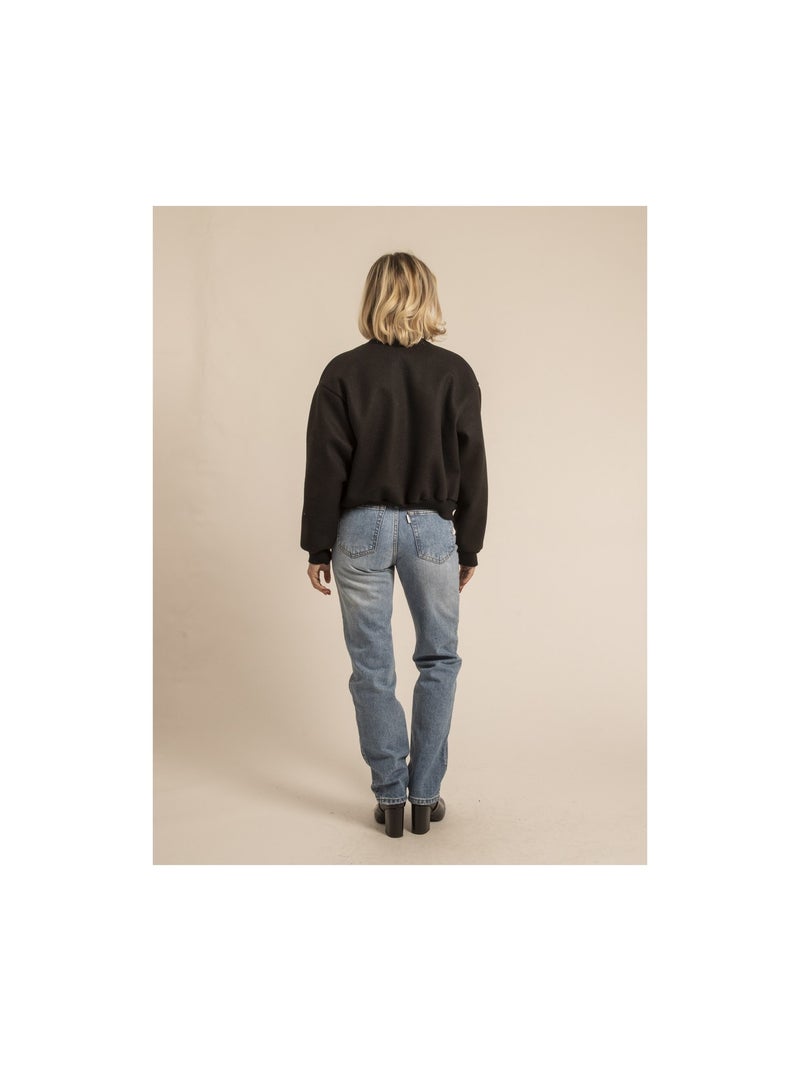 Bombers effet laine ULIVIA Noir - Kiabi