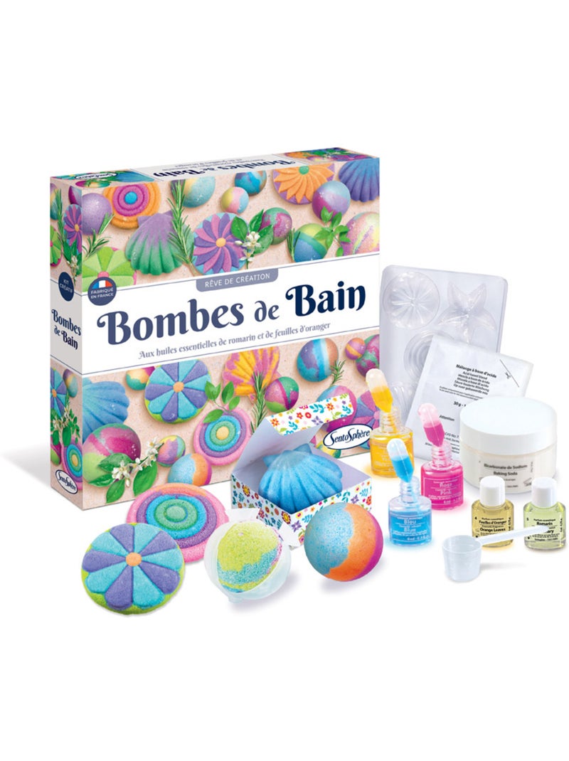 Bombes de bain à fabriquer Bleu - Kiabi
