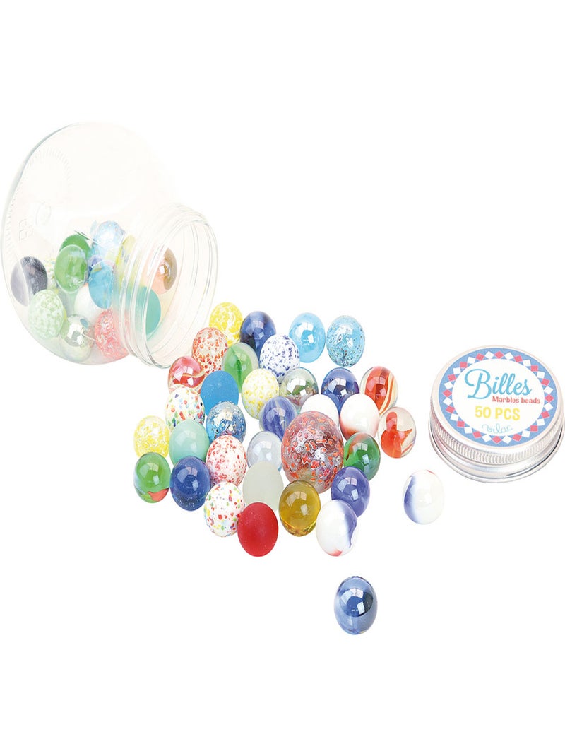 Bonbonnière de 50 Billes Blanc - Kiabi