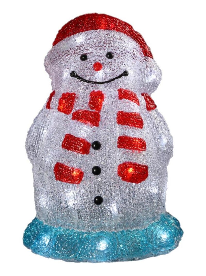 Bonhomme de neige exterieur Blanc - Kiabi