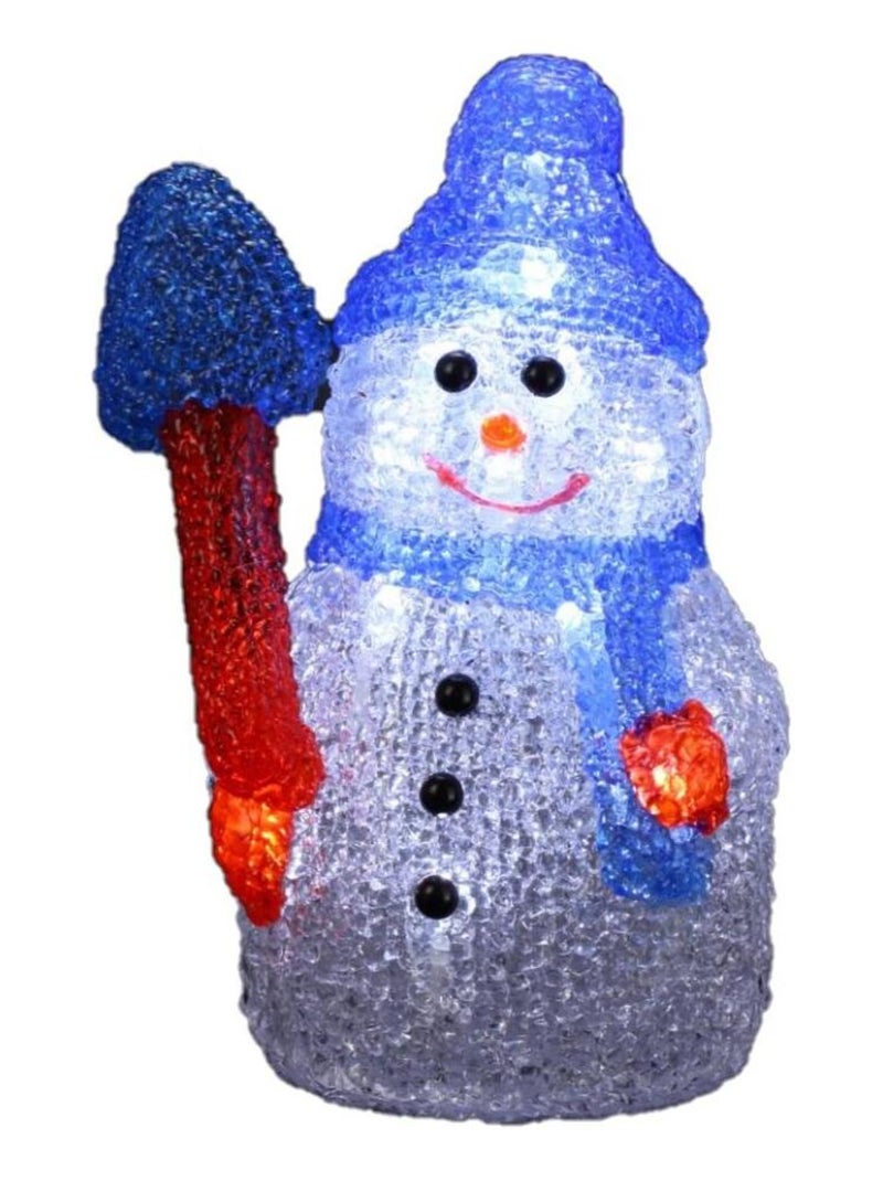 Bonhomme de neige lumineux à LED Blanc - Kiabi