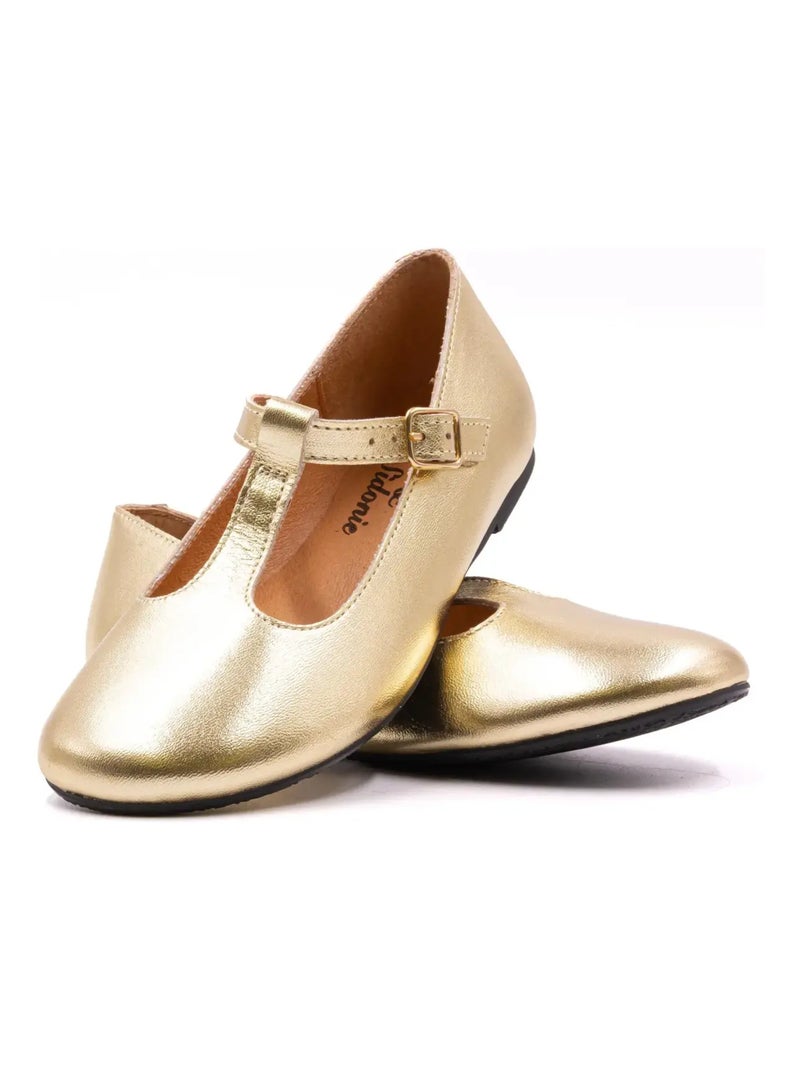 Boni Mélodie Ii – Chaussures Salomé Fille - Boni Mélodie II – Chaussures Salomé Fille Doré/or - Kiabi