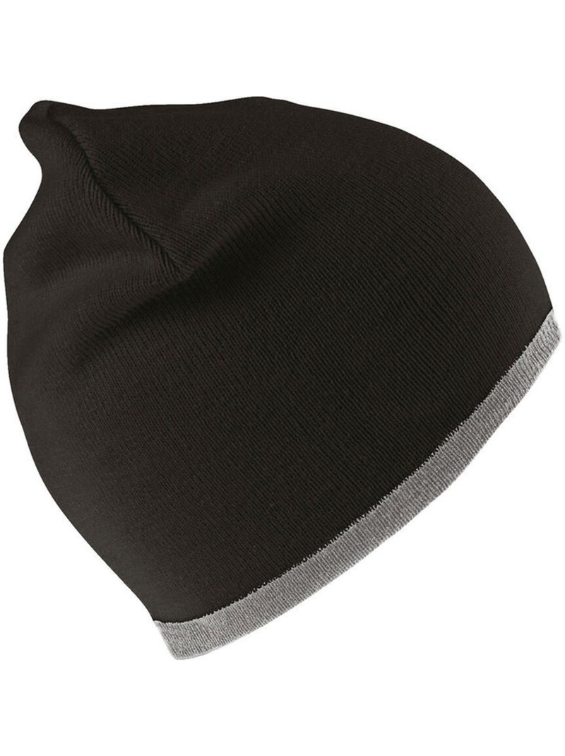Bonnet - result winter essentials Noir Gris - Kiabi