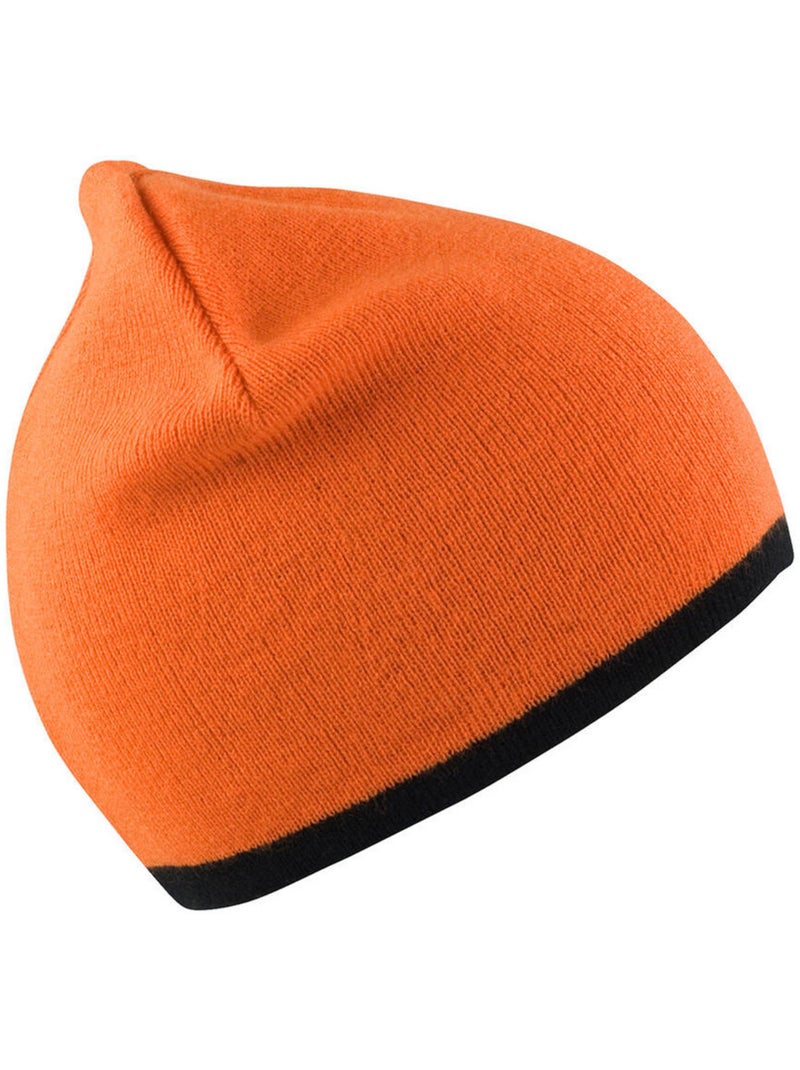 Bonnet - result winter essentials Orange mandarine - Kiabi