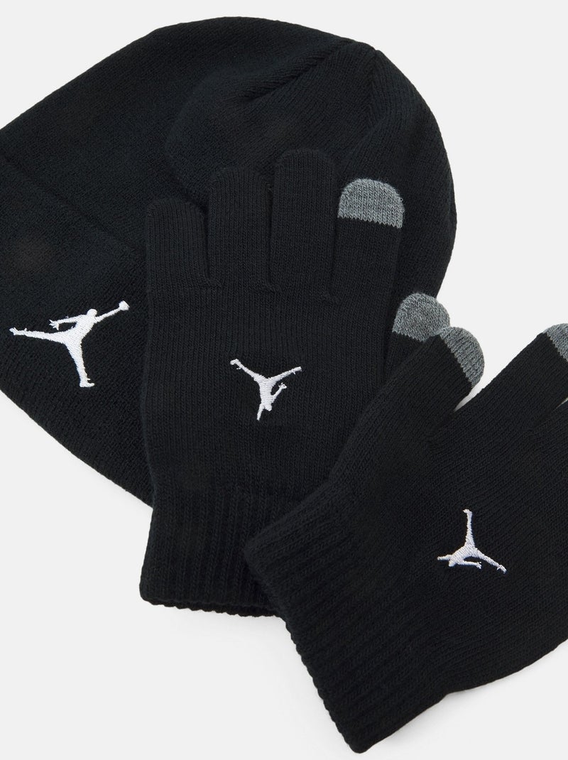 Bonnet 2 pièces - Jordan Noir - Kiabi