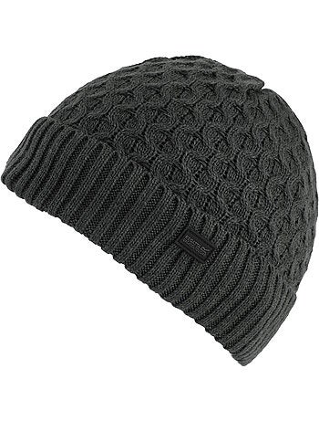 Bonnet à maille torsadée et revers harrell - regatta