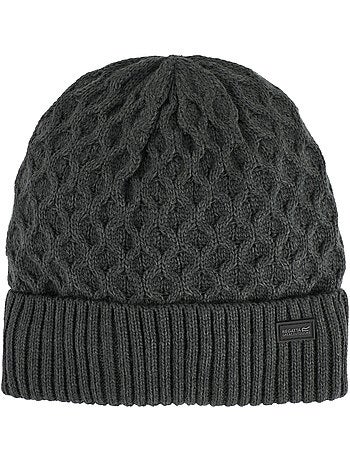 Bonnet à maille torsadée et revers harrell - regatta