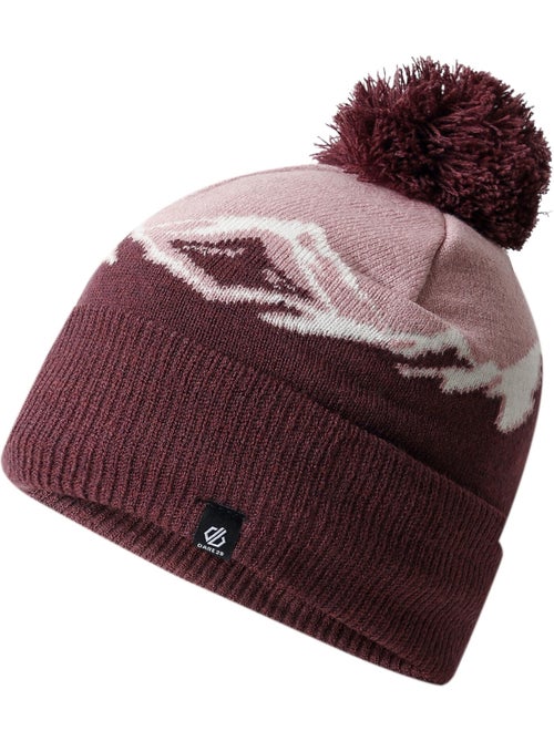 Bonnet à pompon et revers côtelé fernie - dare 2b - Kiabi