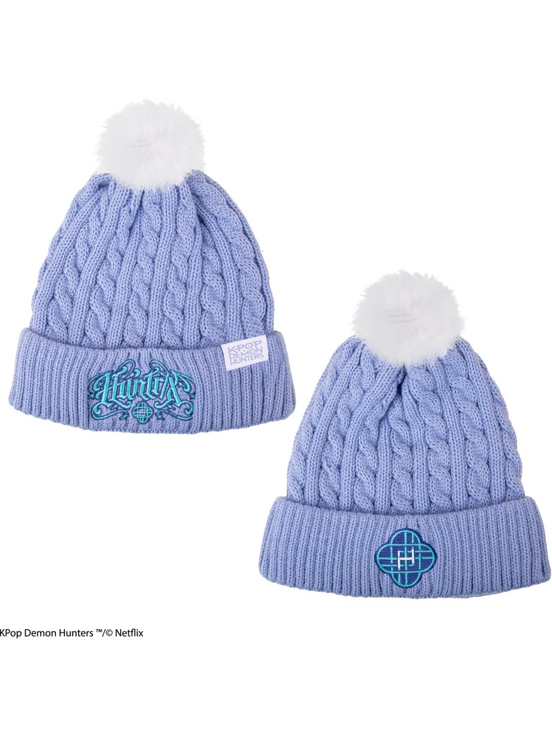Bonnet à Pompon HUNTR/X - KPop Demon Hunters Violet - Kiabi