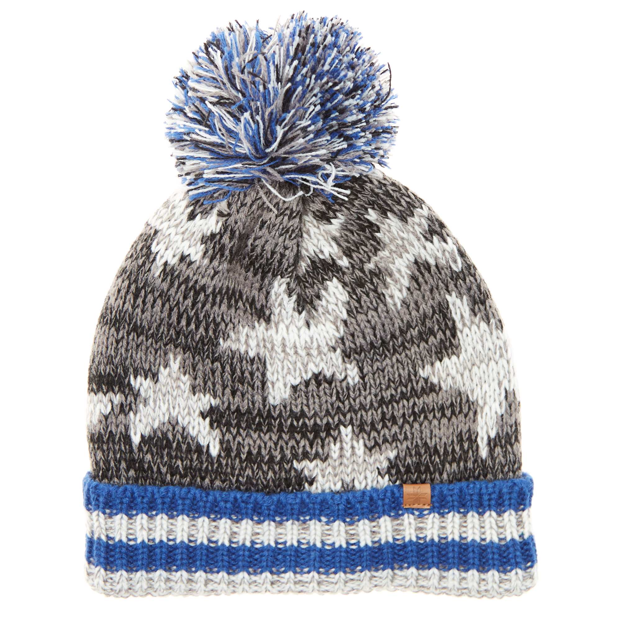bonnet pompon noir homme
