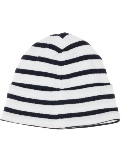 Bonnet à Rayure Garçon Bébé - Kiabi