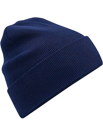 Bonnet à revers en coton biologique original - beechfield