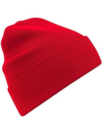 Bonnet à revers en coton biologique original - beechfield