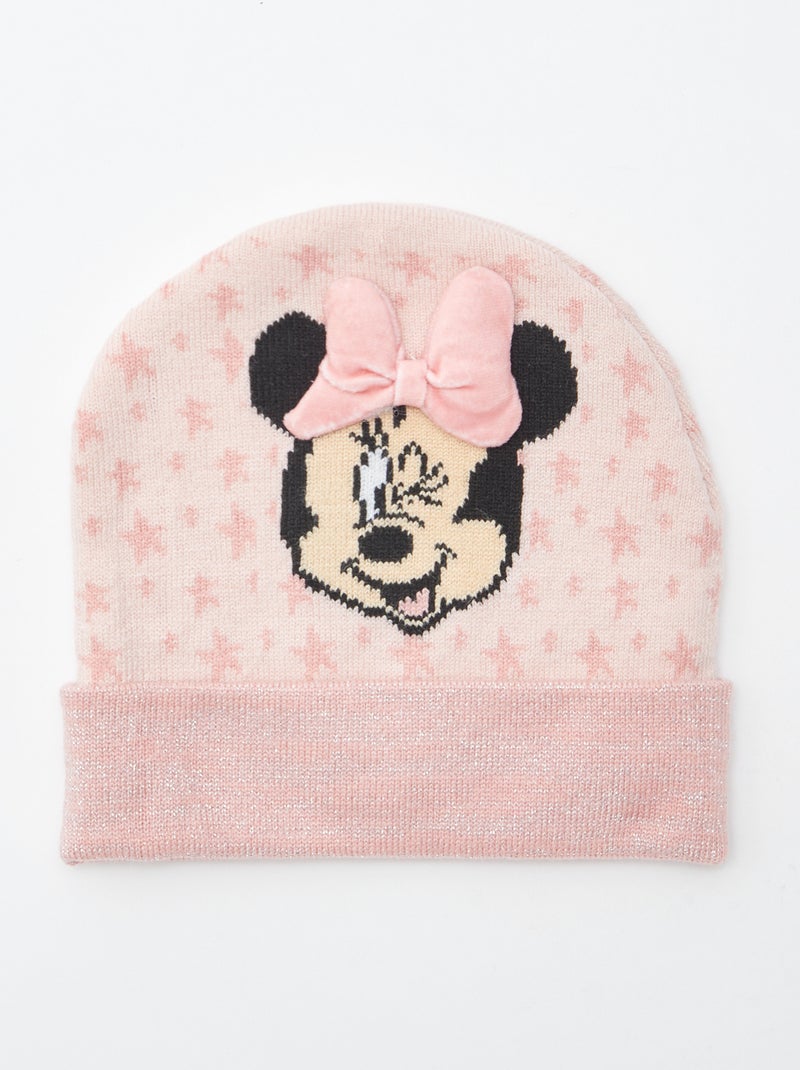Bonnet à revers imprimé 'Minnie' Rose - Kiabi
