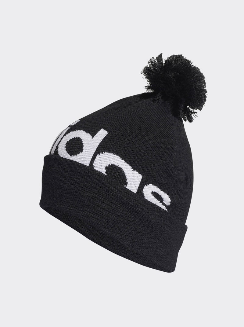 Bonnet 'adidas' avec pompon Noir - Kiabi