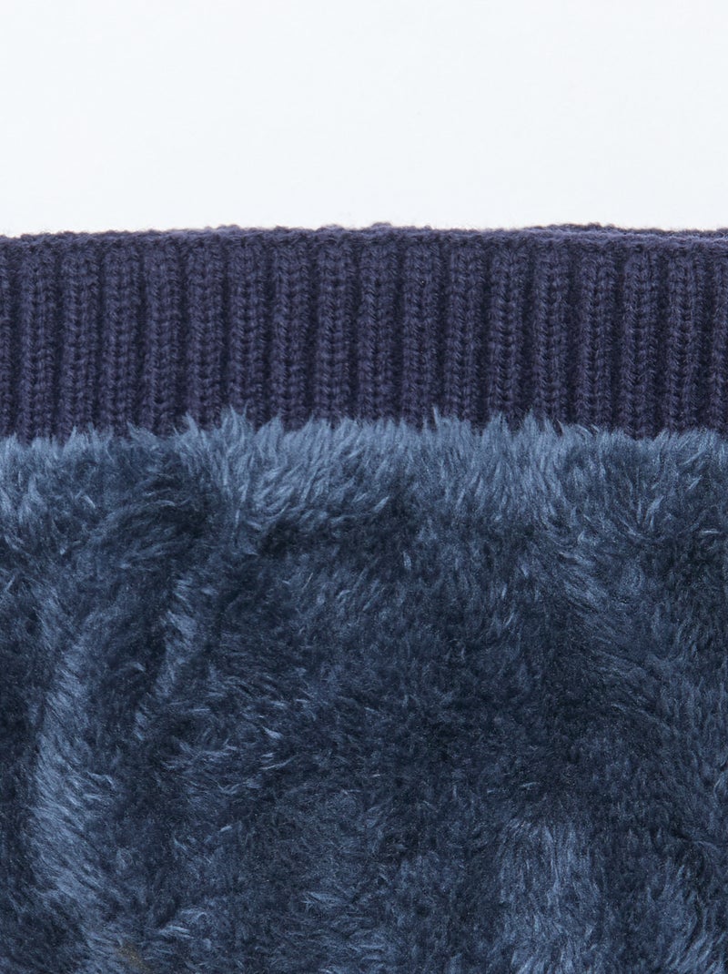 Bonnet assorti uni Bleu - Kiabi