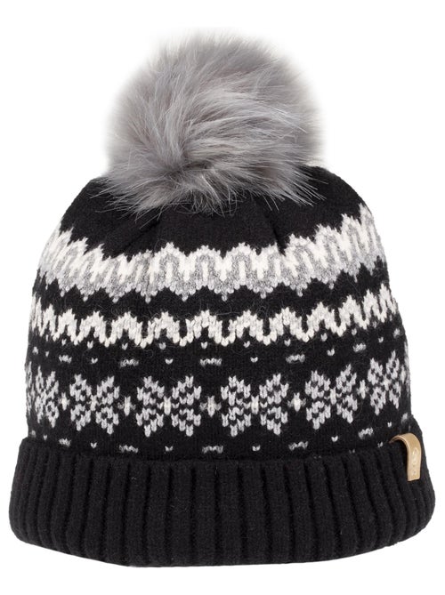Bonnet avec pompom femme Isotoner - Kiabi