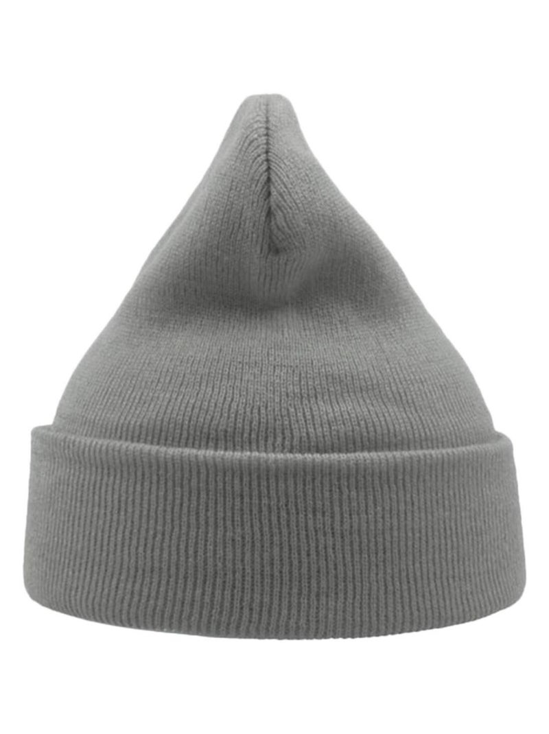 Bonnet avec revers wind - mixte - atlantis Gris clair - Kiabi