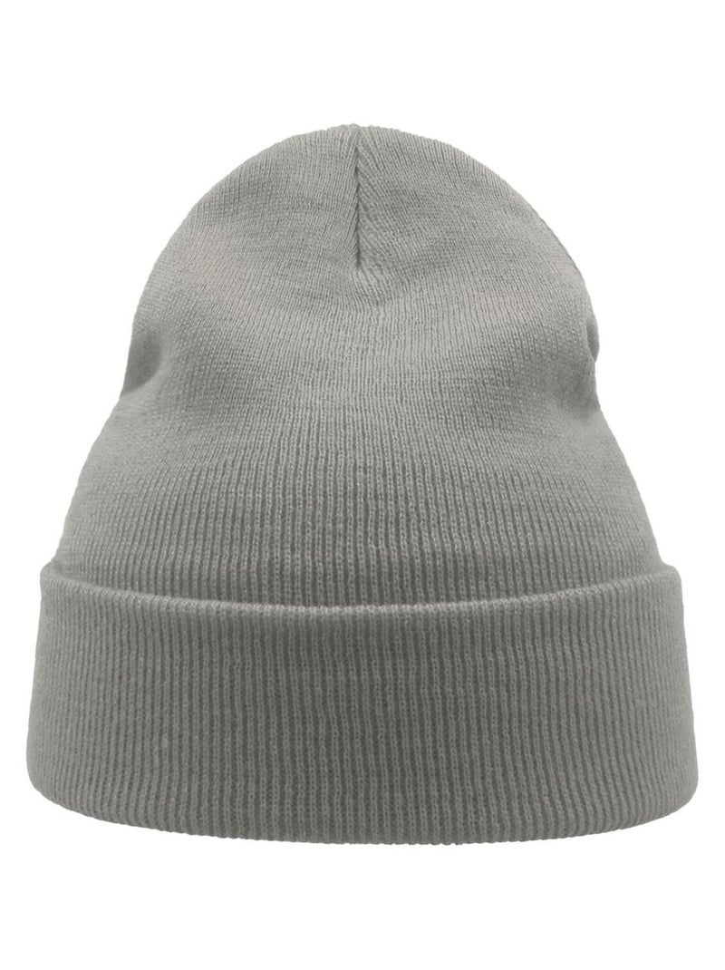 Bonnet avec revers wind - mixte - atlantis Gris clair - Kiabi