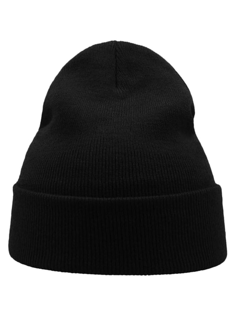 Bonnet avec revers wind - mixte - atlantis Noir - Kiabi