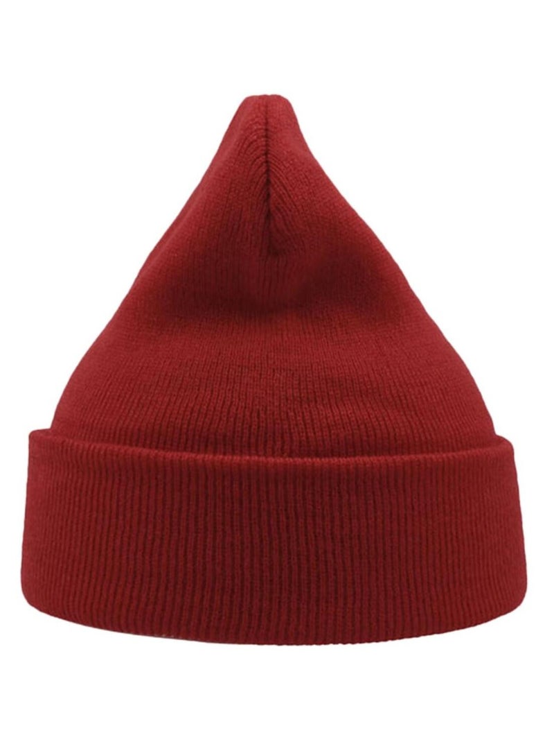 Bonnet avec revers wind - mixte - atlantis Rouge - Kiabi