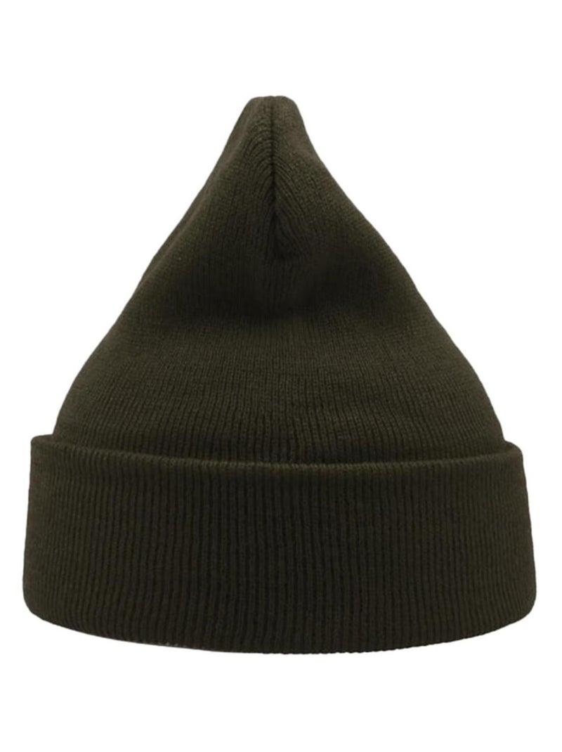 Bonnet avec revers wind - mixte - atlantis Vert olive - Kiabi