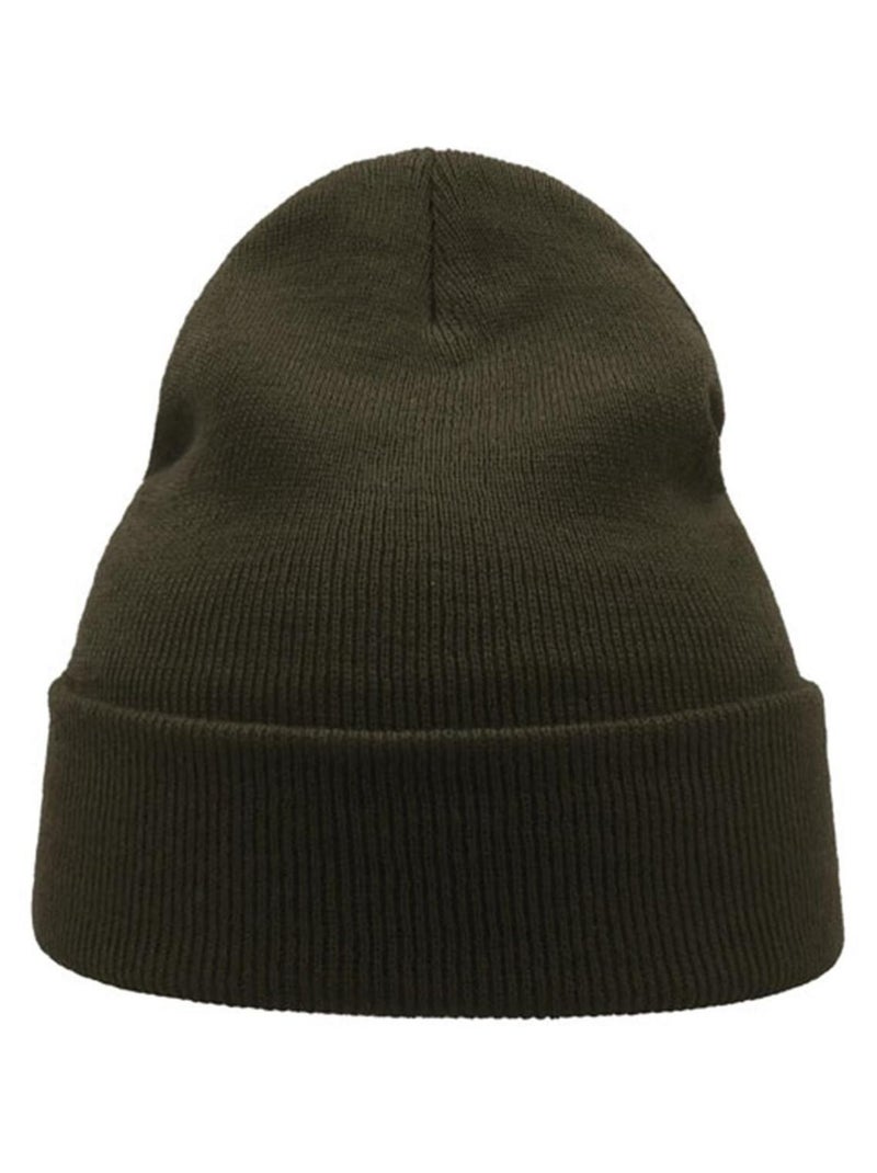 Bonnet avec revers wind - mixte - atlantis Vert olive - Kiabi