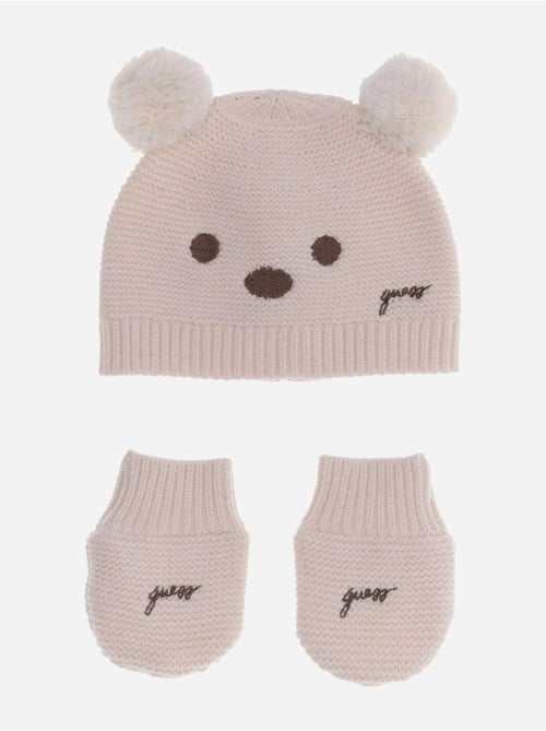 Bonnet bébé 2 pièces - guess kids - Kiabi